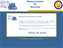 Tablet Screenshot of merchantmenofbritain.co.uk